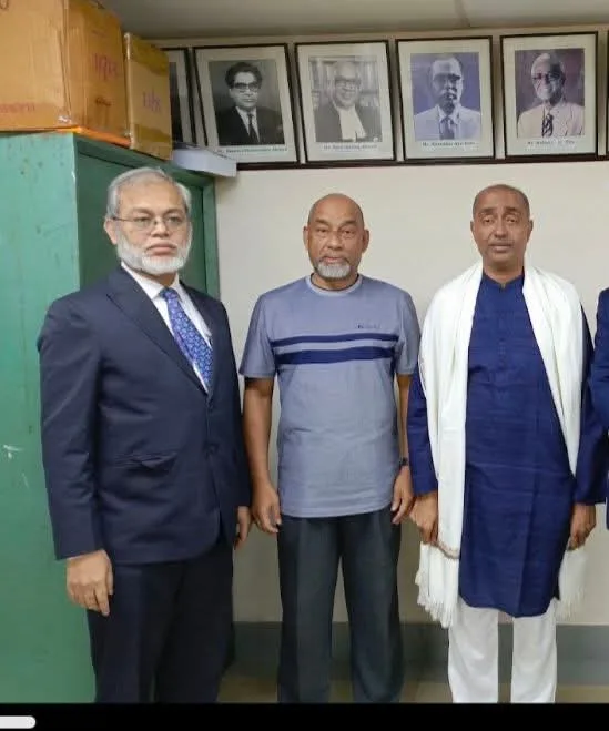 Ehsanul Haque Shomaji with Law Minister & Additional Attorney General
