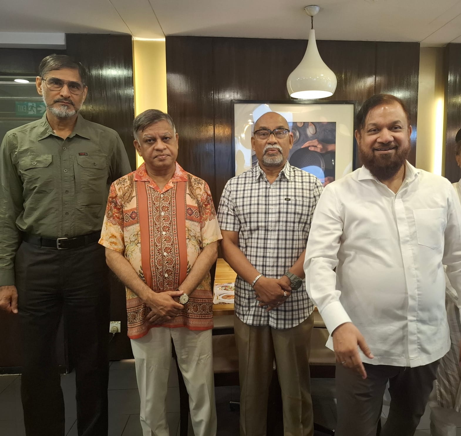 With former CID chief,SB chief & DMP commissioner of Bangladesh Police.