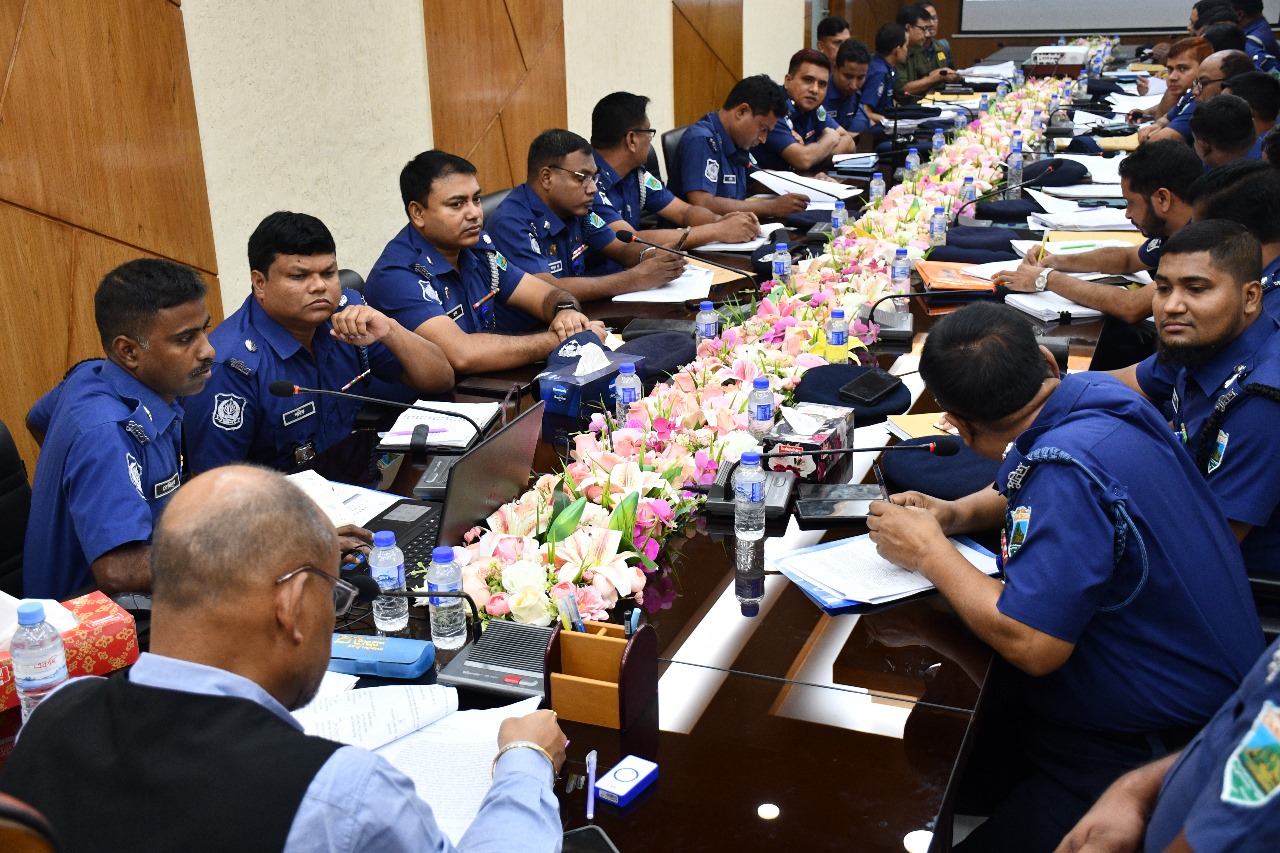 In a meeting with senior officers of Bangladesh Police